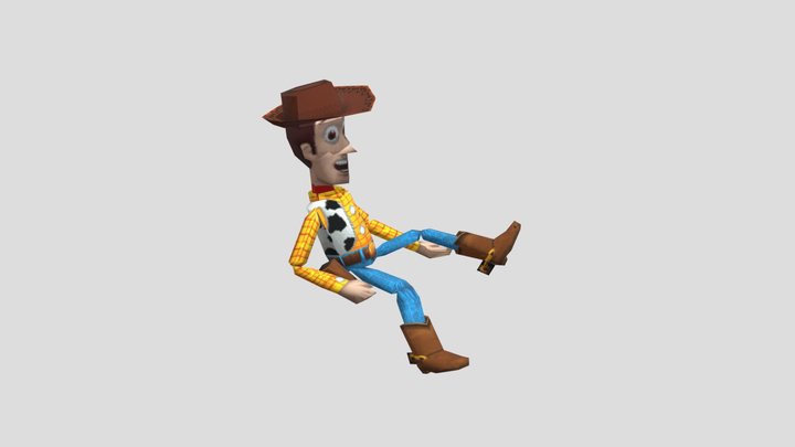 Play Station - Toy Story Racer - Woody (1) 3D Model