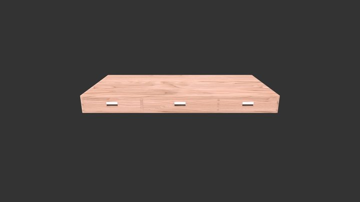 JM17W Table wall mounted 3D Model
