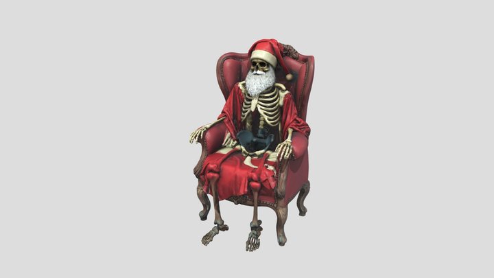 Santa Claus past due – Gratis 3D-model STL