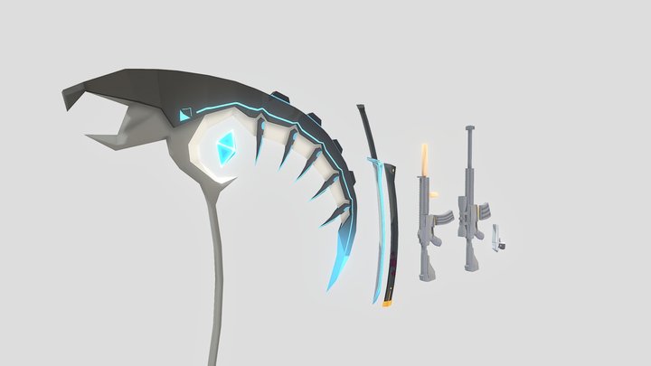 武器 3D Model