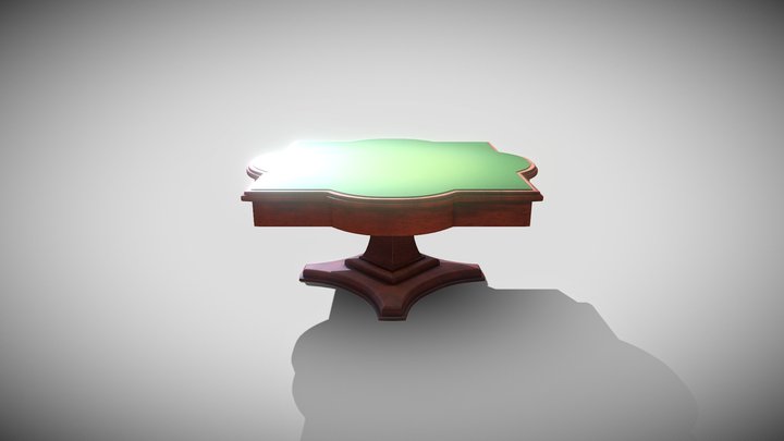 Table Finished Model 3D Model