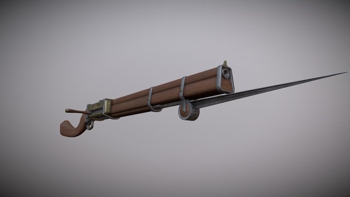 Trick Rifle 3D Model