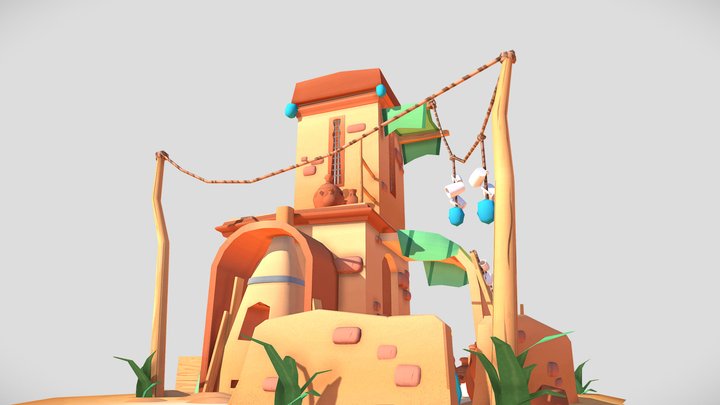 DAE Bazaar 3D Model