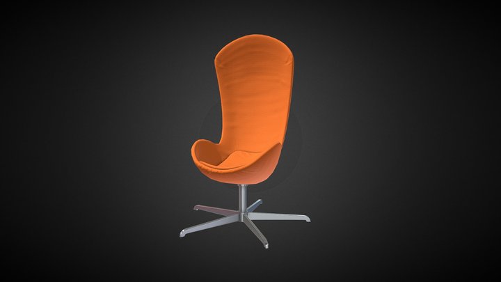 Modern Egg Chair 3D Model