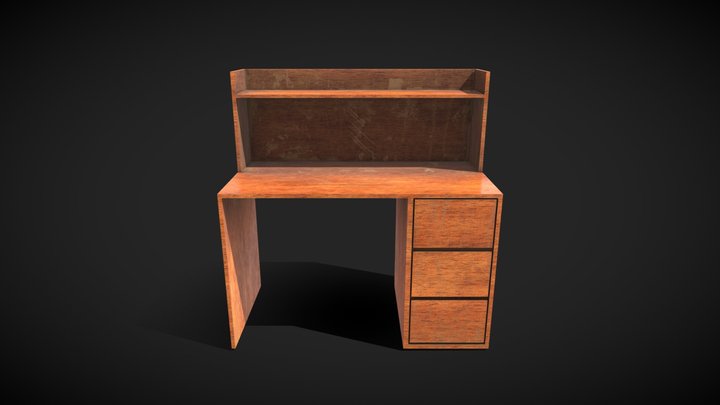 Old Desk 3D Model