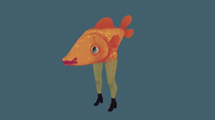 Mermaid 3D Model