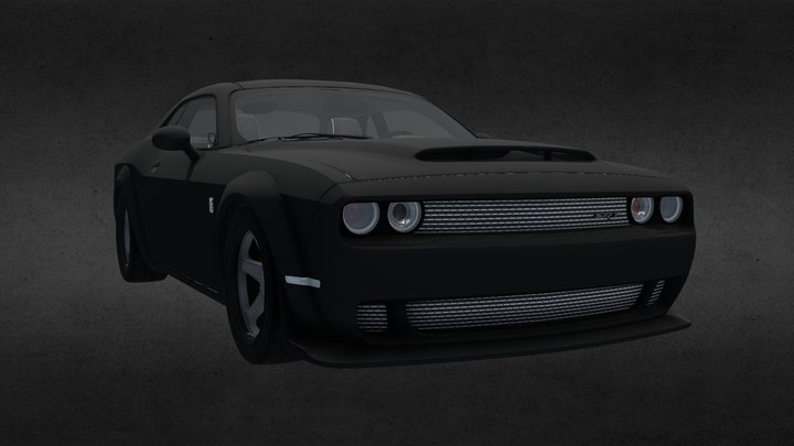 Dodge Challenger Demon 3D Model
