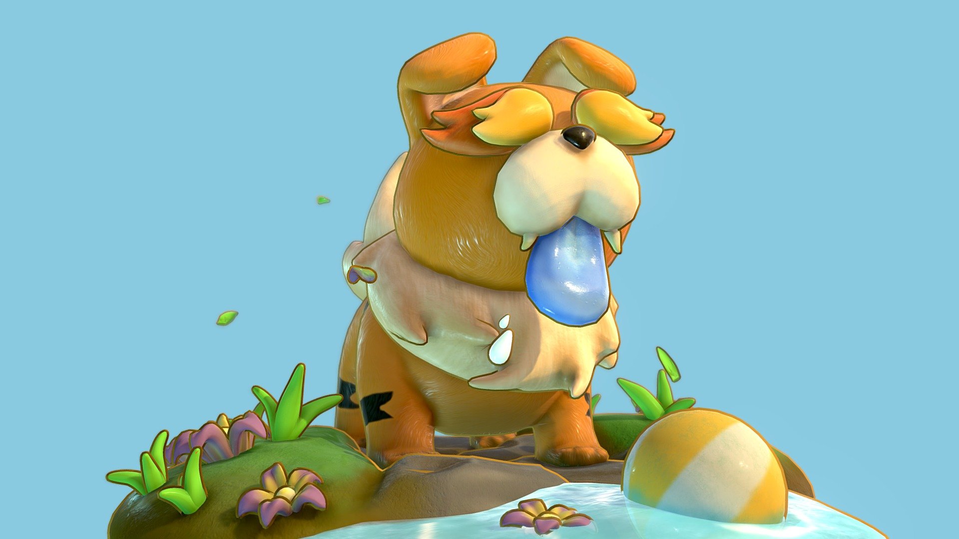 Growlithe - Pokémon Reboot — Sketchfab embed 3D viewer