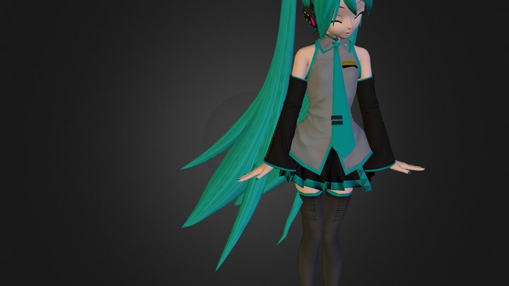 Miku Hatsune 3D Model