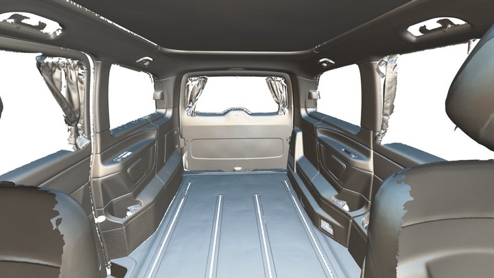 Mercedes Marco Polo Interior Mesh Scan 3D Model