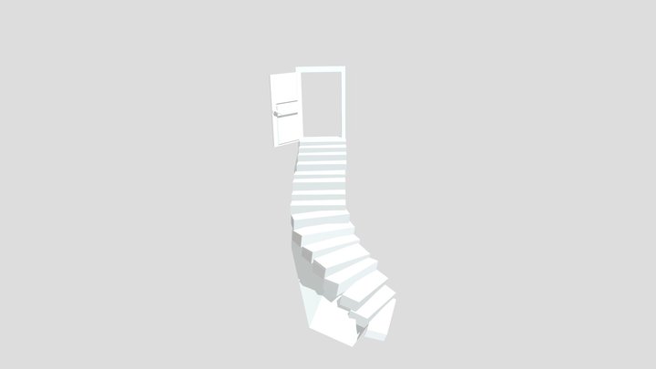 Door And Step 3D Model