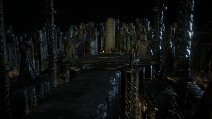 Temple Of The Old Ones 3D Model