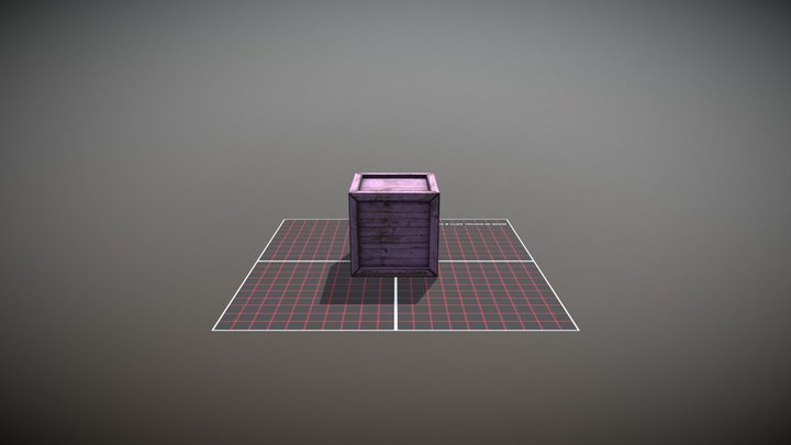 Example Crate 3D Model