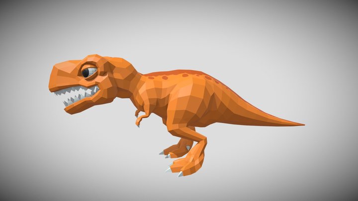 [Low Poly] Tyrannosaurus 3D Model