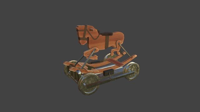 Horse cart 3D Model