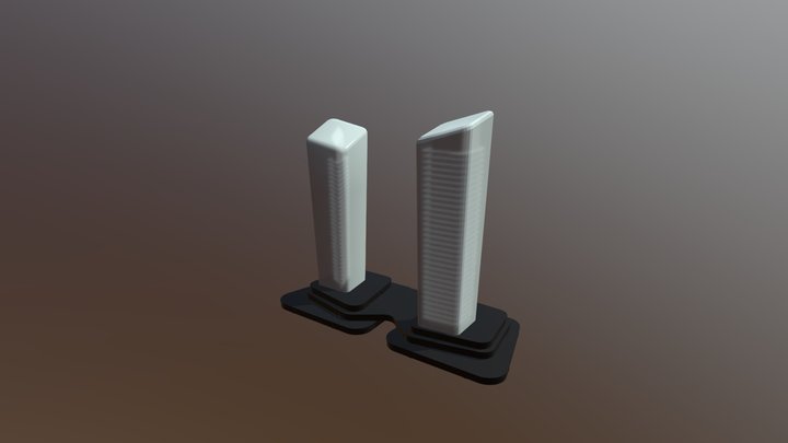 两个楼房716 3D Model