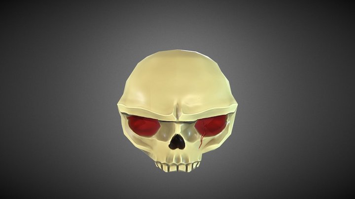 Skull Low 3D Model