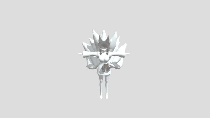 Ahri Spirit Blossom - 3D VTUBER MODEL 3D Model