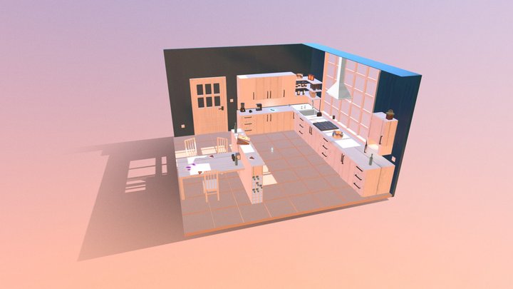 Interior Room 3D Model