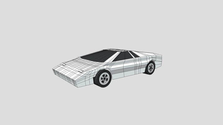 Lamborghini Countach 3D Model