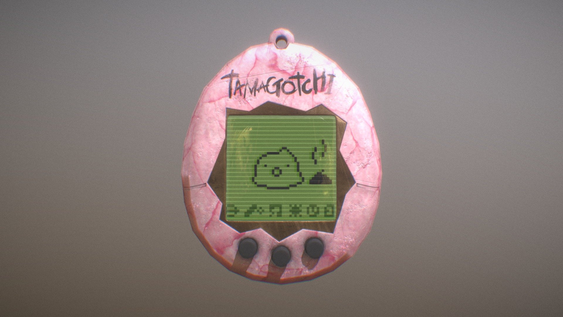 modèle 3D de Tamagotchi interactif rose - TurboSquid 2042672