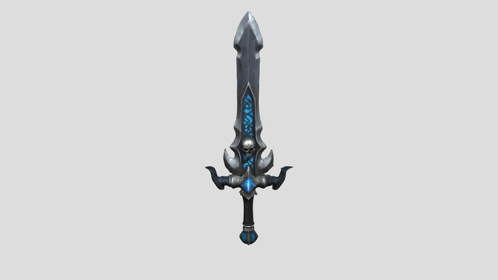 Frostbane Blade – World of Warcraft 3D Model