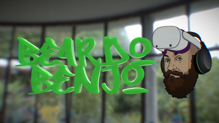 Beardo Benjo Logo 3D Model