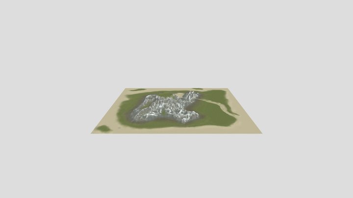 Island Volcano Terrain