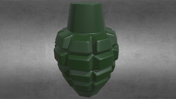 Jeff Grenade 3D Model