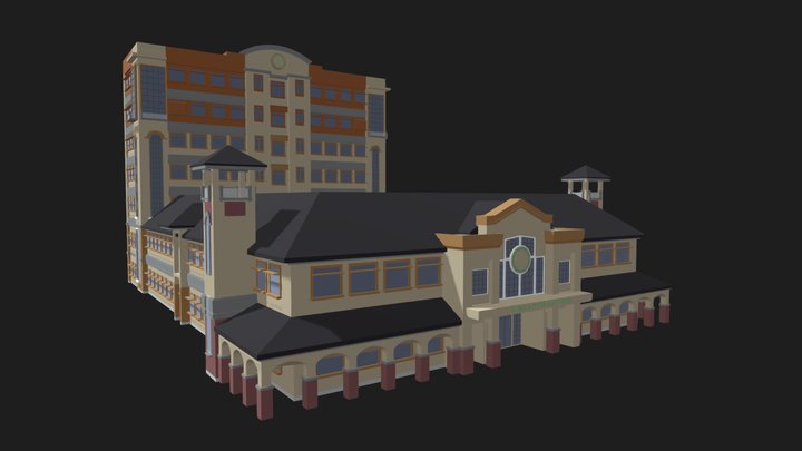 Manila Tytana Colleges - Context Model 3D Model