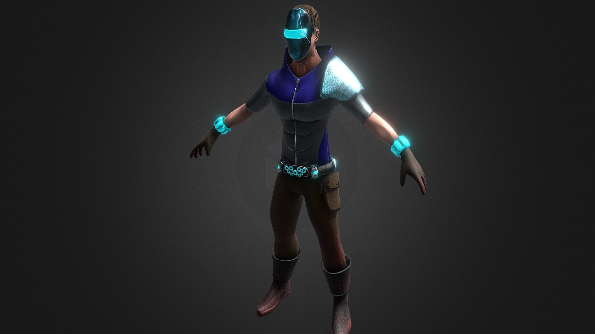 Mercenary — Sketchfab embed 3D viewer