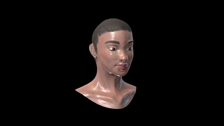 Nyane Lebajoa Bust 3D Model