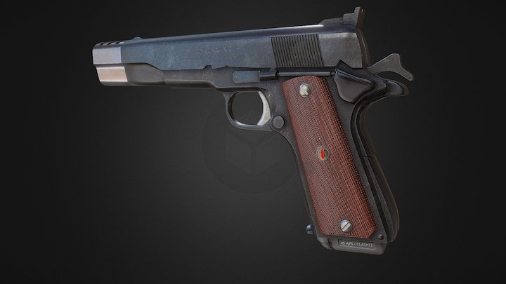 M1911A1 3D Model