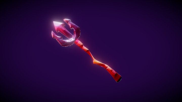 Fantasy Trident 3D Model