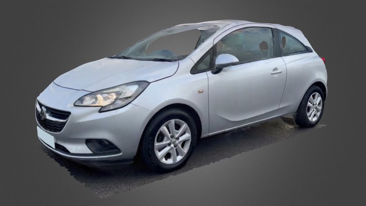 3D Scanned Vauxhall Corsa E 3-door (2014) [Free] 3D Model