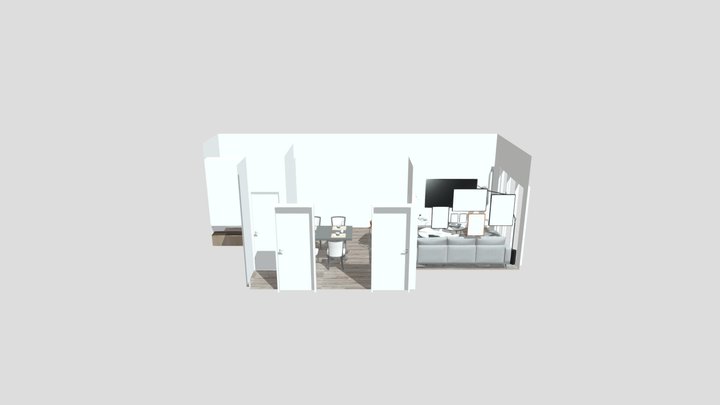 Livingroom to sketchfab 3D Model