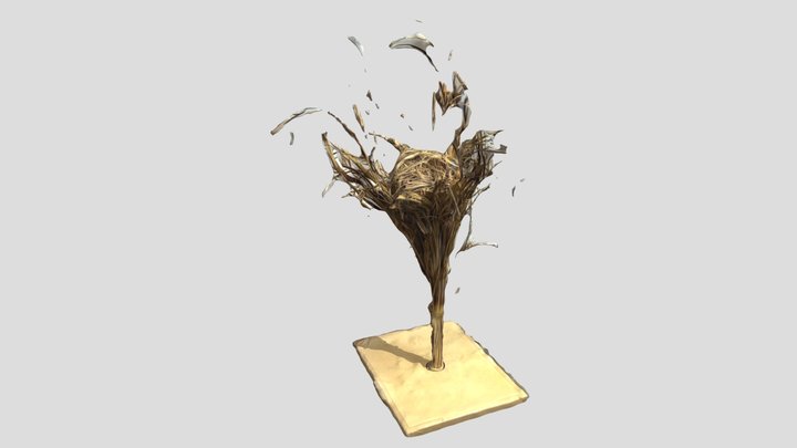 カヤネズミの巣 3D Model