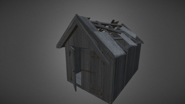 Woodshed 3D Model