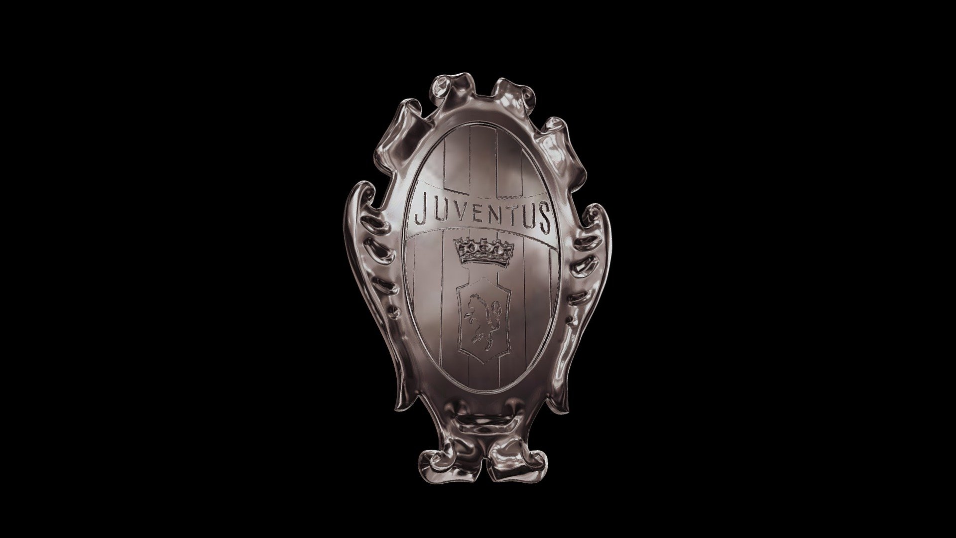 Juventus vintage silver pendant