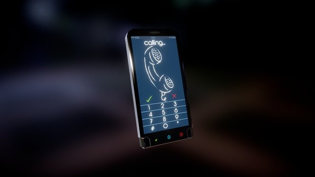 Folio 5.5 Cellphone 3D Model
