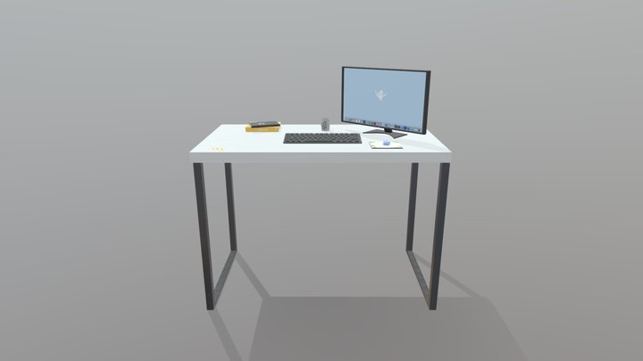 DIG4780: Assignment 6 Game Object (Desk) 3D Model
