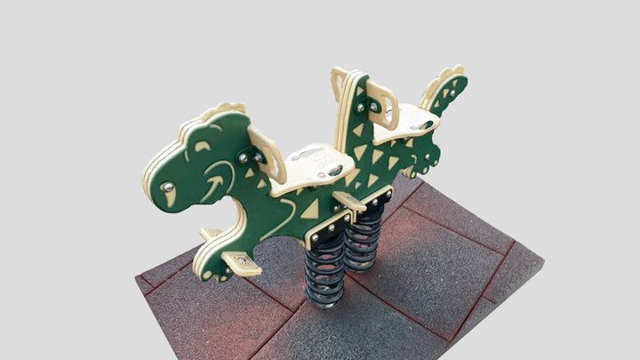 Children Spring Horse 1 (Dinasour) 3D Model