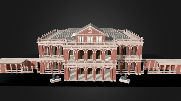 Wang Burapha Phirom 3D Model