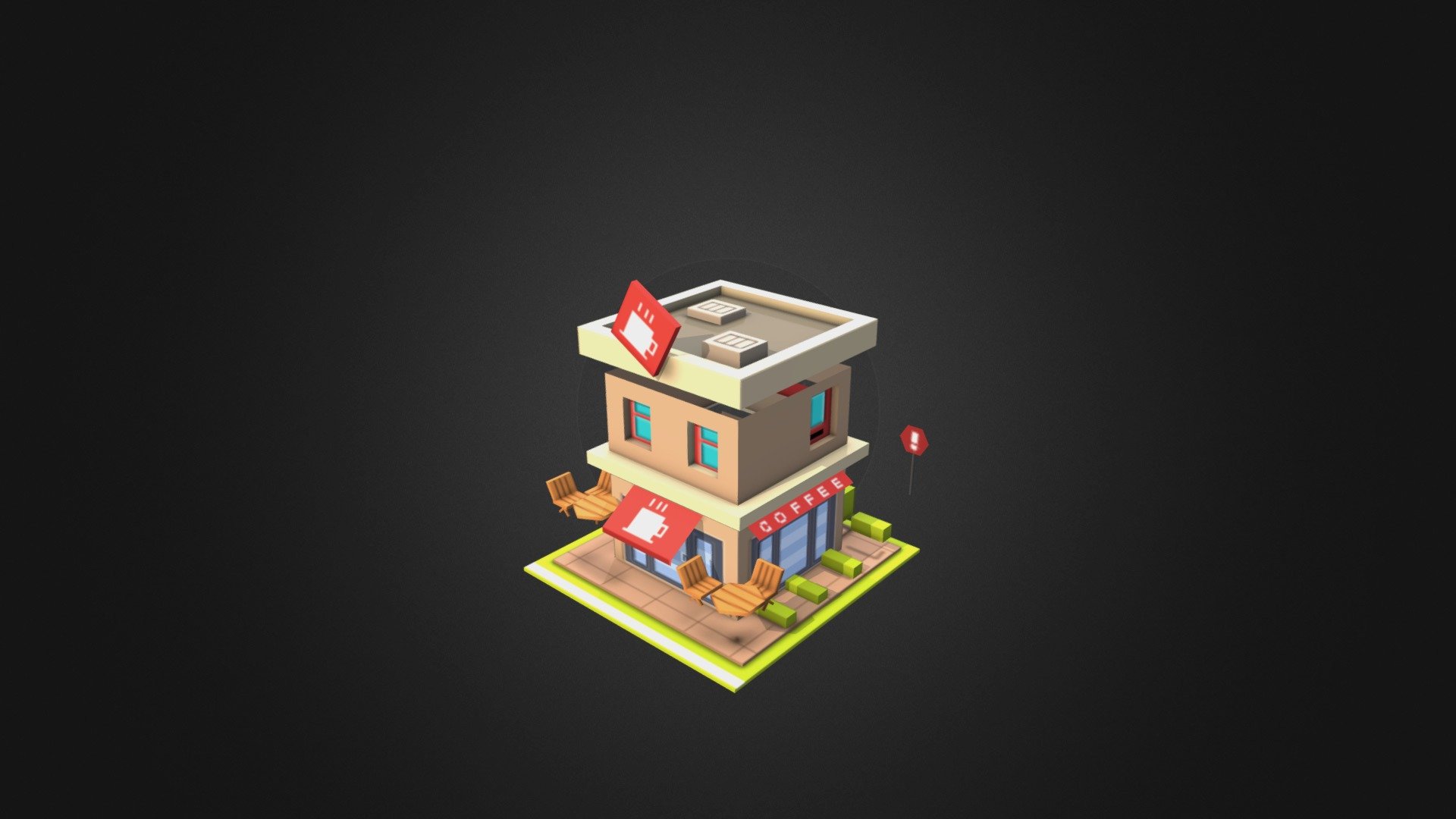 Coffee store - animation