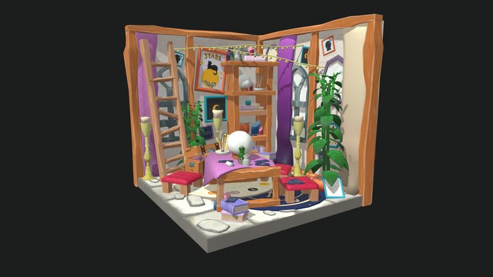 Fortune teller 3D Model