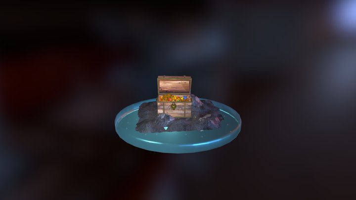 Treasure Chest 3D Model