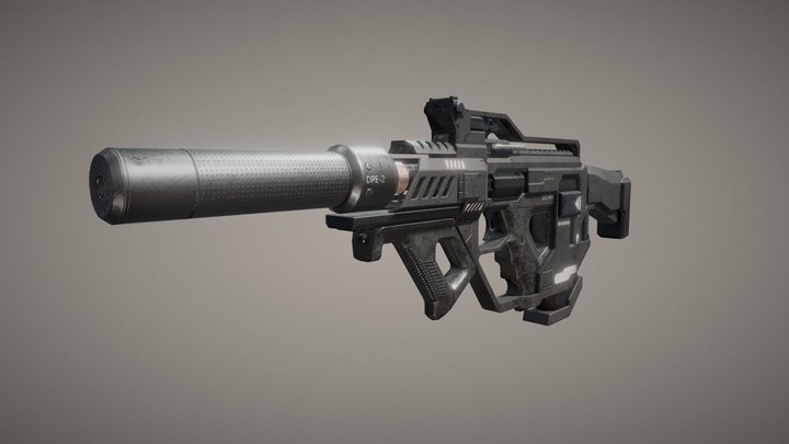 Xiaonan Engineer Gun 3D Model