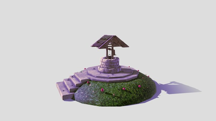 old fairy tale well 3D Model