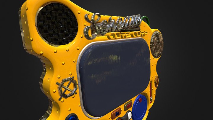 Futuristic communication device 3D Model