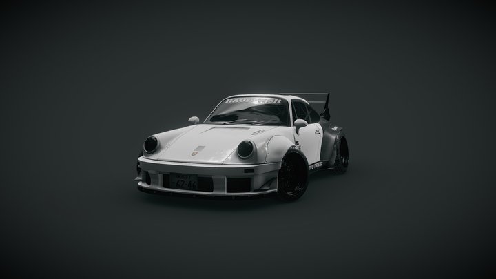 Porsche 911 Turbo - RWB 3D Model